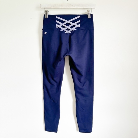 Fabletics Blue Booty Boost 7/8 Leggings sz Small - Picture 9 of 11